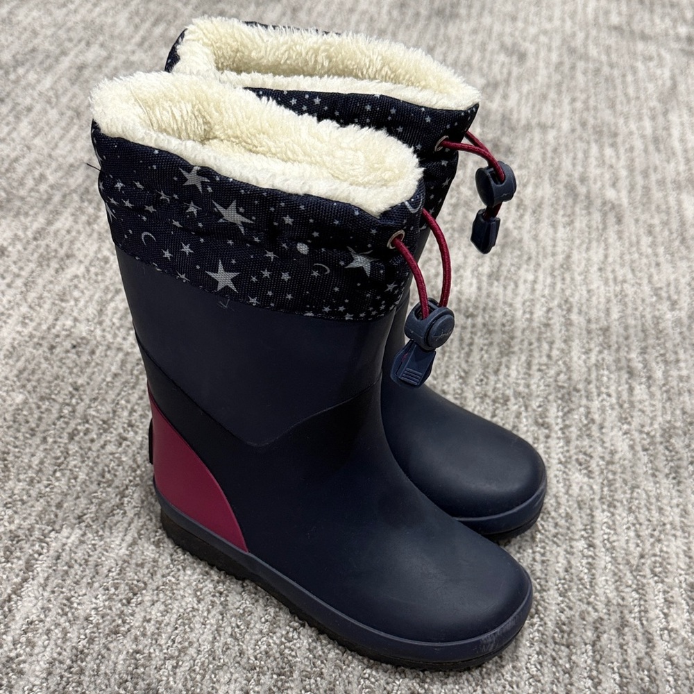 Joules Celestial Star Boots with Pink Accents
